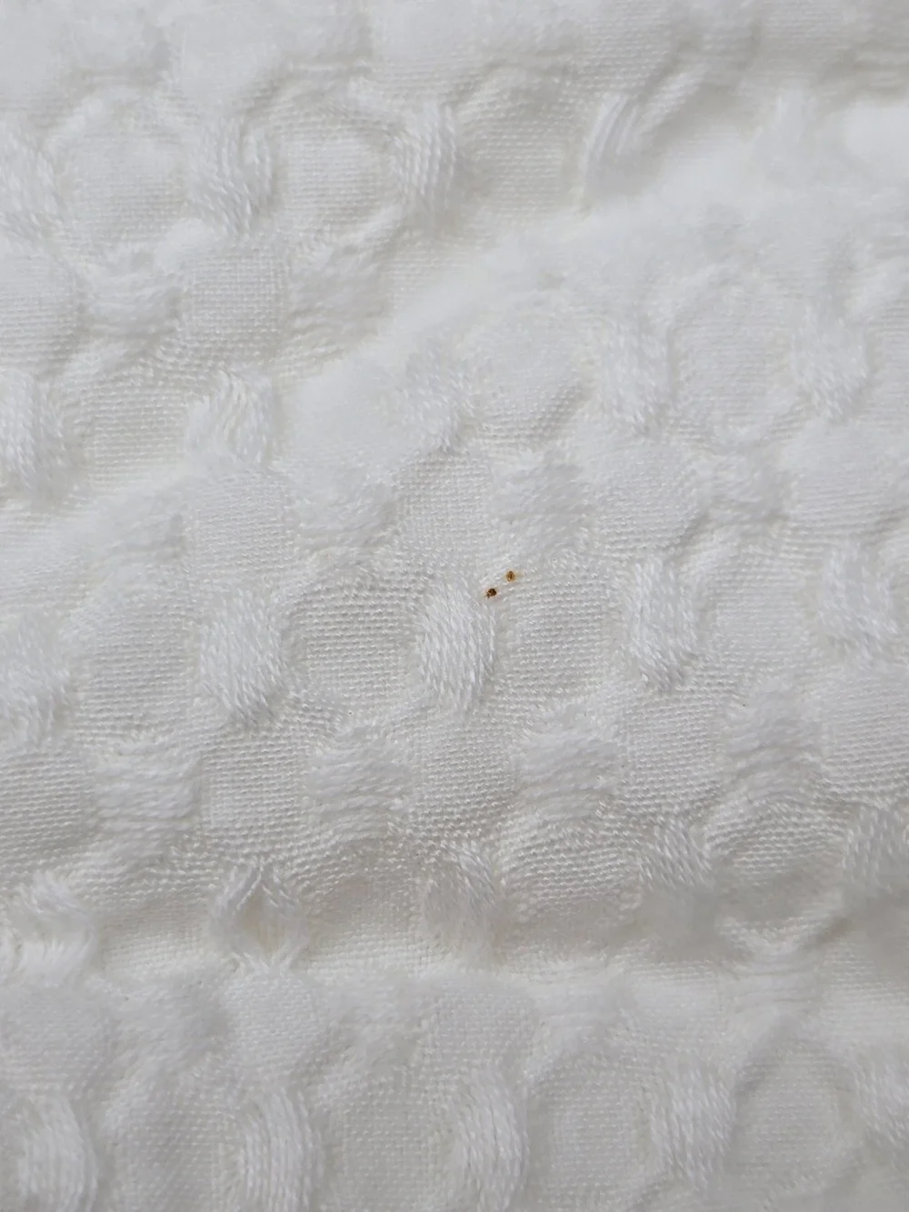 QUINCE Waffle Shower Curtain White 9065